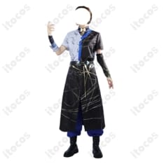 にじさんじ 小柳ロウ通常衣装コスプレ｜クールな高コントラスト造形を楽しむ一着 - 3枚目の画像（サムネイル）