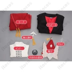 とんがり帽子のアトリエ イースヒース魔警団副団長コスプレ衣装｜赤黒ケープでクールに演出 - 7枚目の画像（サムネイル）
