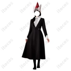 とんがり帽子のアトリエ イースヒース魔警団副団長コスプレ衣装｜赤黒ケープでクールに演出 - 5枚目の画像（サムネイル）