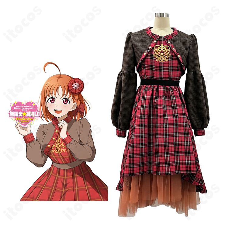 ラブライブ!サンシャイン!! 高海千歌 無限大☆WORLD ライブ衣装の人物着用イメージ