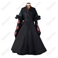 hololive DEV_IS 儒烏風亭らでん メイド服コスプレ衣装｜撮影映えする上品な10点セット - 4枚目の画像（サムネイル）