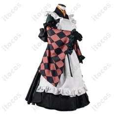 hololive DEV_IS 儒烏風亭らでん メイド服コスプレ衣装｜撮影映えする上品な10点セット - 2枚目の画像（サムネイル）