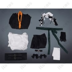 hololive DEV_IS 儒烏風亭らでん メイド服コスプレ衣装｜撮影映えする上品な10点セット - 6枚目の画像（サムネイル）