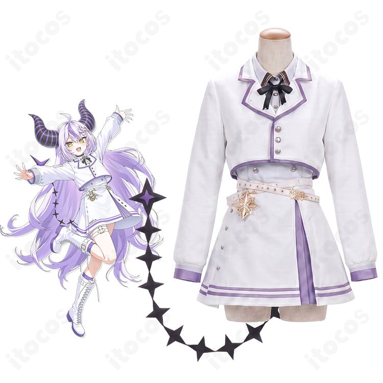 ホロライブ ラプラス・ダークネス ねぽっくす！キービジュアル衣装のキャラクターイメージと衣装全体