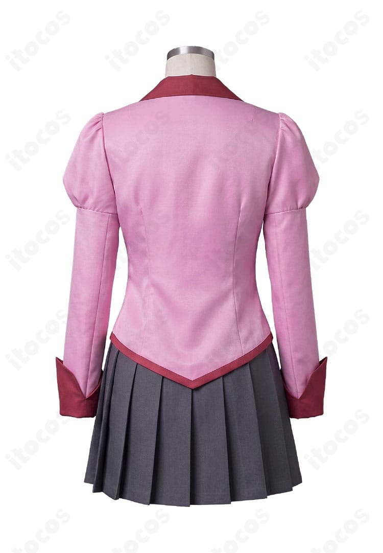 戦場ヶ原ひたぎ私立直江津高校女子制服コスプレ衣装の背面デザイン