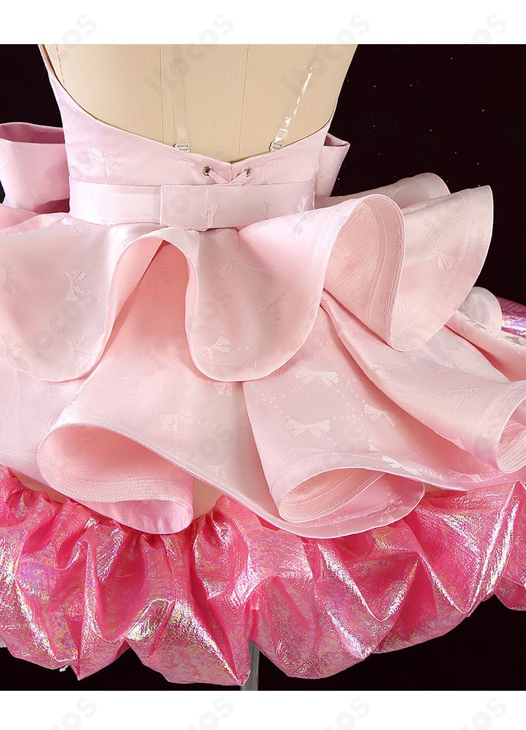 ALIEN STAGE ミジ Candy Scarステージドレスのスカート裾を彩る装飾ディテール