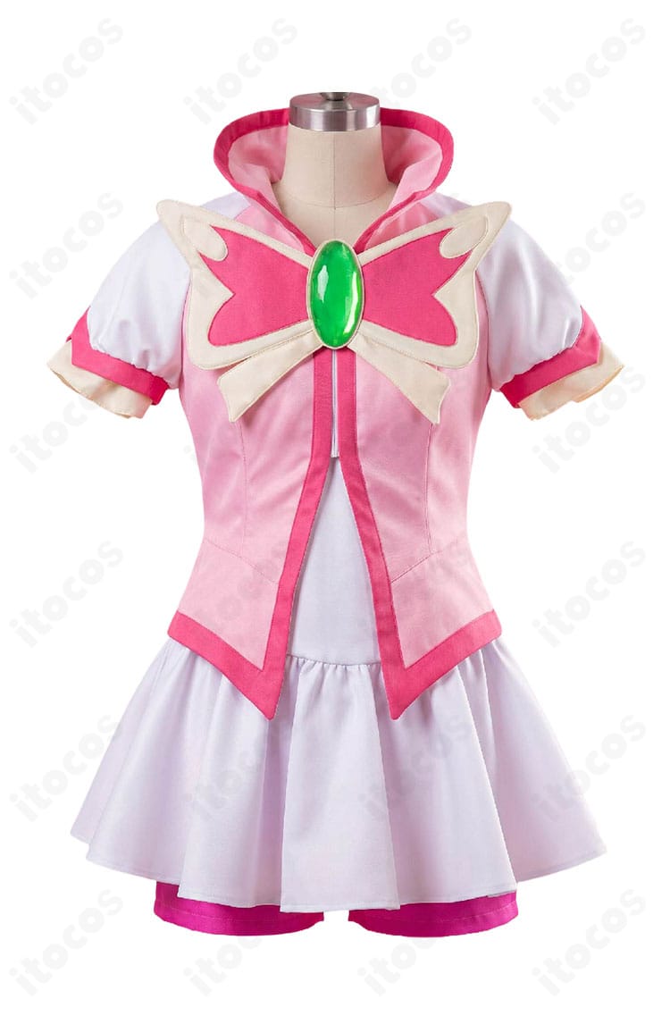 キュアドリーム変身後Ver.コスプレ衣装のワンピースとジャケット正面