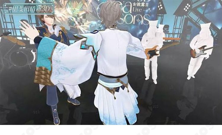 にじさんじ甲斐田晴 Seasons個人3D衣装の背面シルエットを確認できるコスプレ衣装イメージ