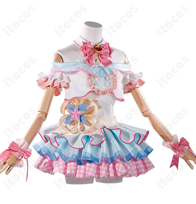 矢澤にこ「ビッグストロベリー♡」覚醒後Ver.コスプレ衣装の側面シルエット