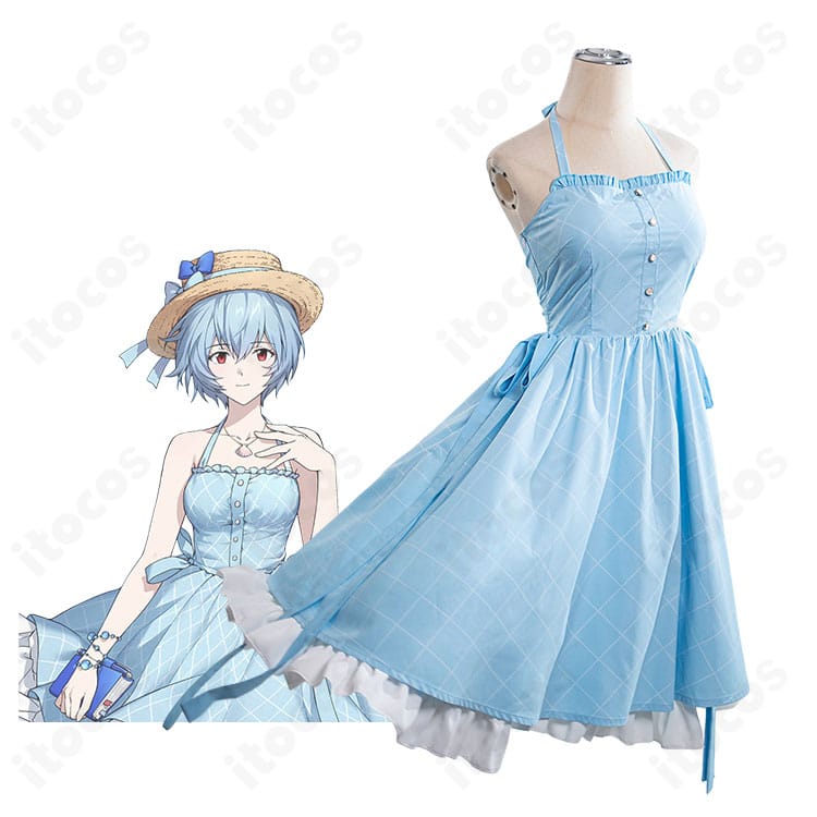 新世紀エヴァンゲリオン綾波レイ「Sea Breeze」第3弾のキャラクターイメージと夏ワンピース衣装