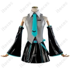 初音ミク V6パッケージビジュアルVer.を再現する快適なコスプレ衣装セット - 1枚目の画像（サムネイル）