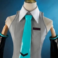 初音ミク V6パッケージビジュアルVer.を再現する快適なコスプレ衣装セット - 4枚目の画像（サムネイル）