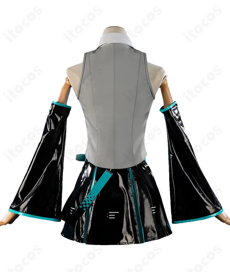 初音ミク V6パッケージビジュアルVer.コスプレ衣装の背面デザイン