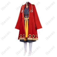 ガチアクタ キョウカ・ニジク 赤角1番隊隊長Ver.｜撮影映えするクールなコスプレ衣装 - 2枚目の画像（サムネイル）
