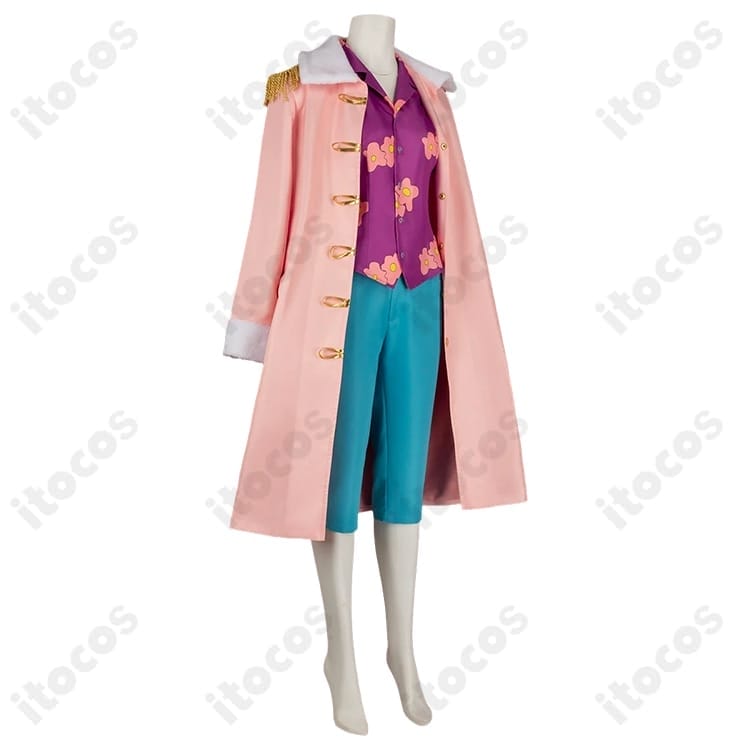 ONE PIECE たしぎ海軍G-5支部大佐Ver.を再現する上品なコスプレ衣装セット - 2枚目の画像