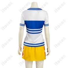 ONE PIECE ナミ 2年前コスプレ衣装｜軽やかに再現するセーラー風セット - 3枚目の画像（サムネイル）