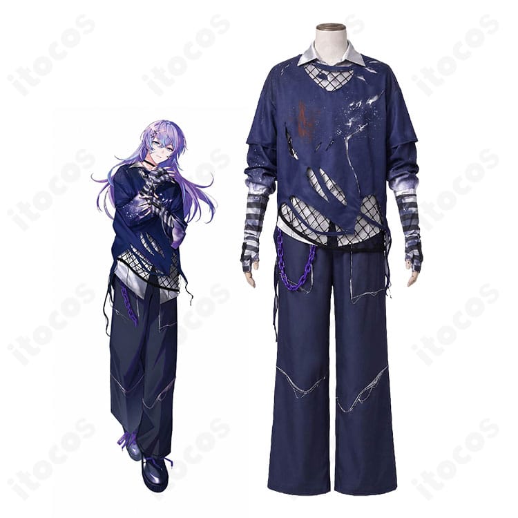 にじさんじ 星導ショウ Dytica×iCouleur 撮り下ろしビジュアルVer.の人物イメージとコスプレ衣装全体