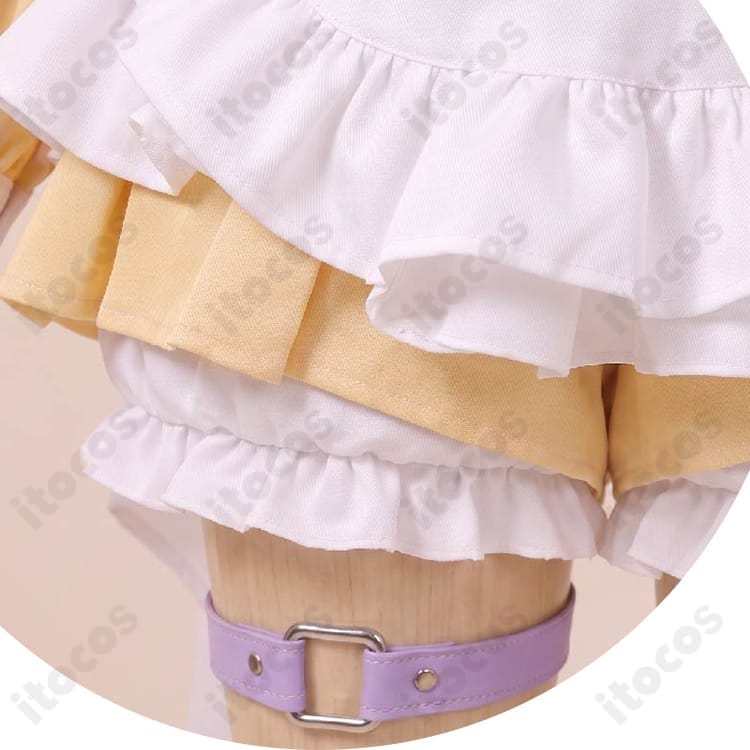 にじさんじ ぽめろ・ぱんち 魔法少女デビュー衣装Ver.｜軽やかなフリルコスプレ衣装 - 4枚目の画像