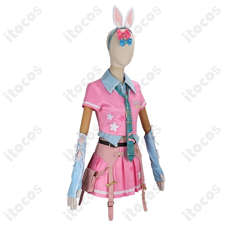 ホロライブ・兎田ぺこら原宿衣装｜軽やかで再現度を高めたコスプレセット - 2枚目の画像