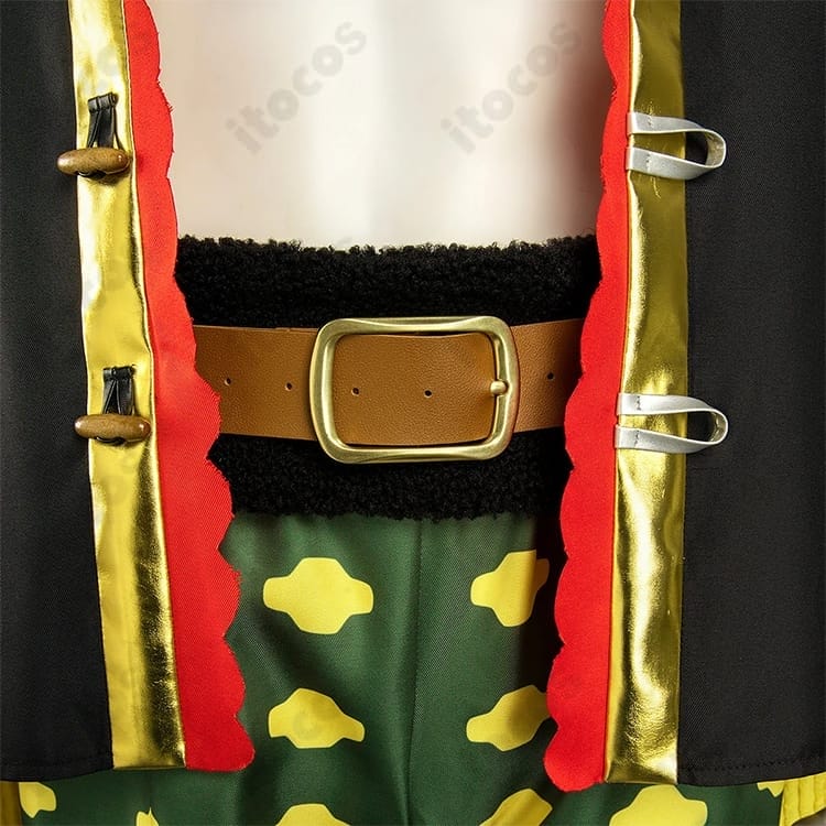 ONE PIECE 海賊無双4 マーシャル・D・ティーチの迫力あるマント付きコスプレ衣装 - 4枚目の画像