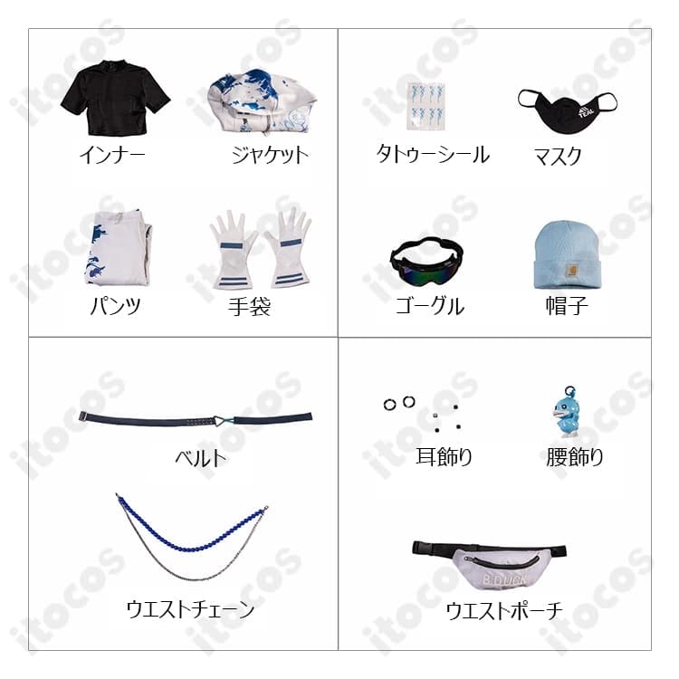 Identity V 第五人格 納棺師イソップ・カール Teal衣装｜小物充実の高再現コスプレ - 6枚目の画像