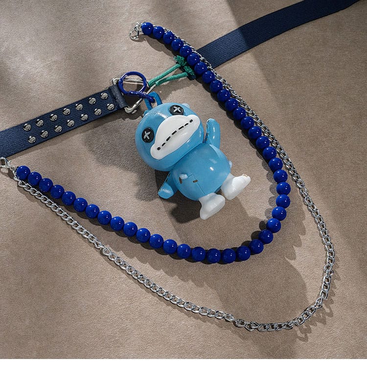 Tealコスプレ衣装に付属するチェーン、耳飾り、腰飾りなどのアクセサリー