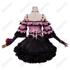 アイカツ！紫吹蘭 ローズボンボンコーデ コスプレ衣装11点セット - 3枚目の画像（サムネイル）