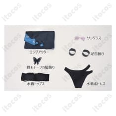 ブルアカ 竜華キサキ（水着）コスプレ衣装｜花柄アウター付き高再現セット - 8枚目の画像（サムネイル）