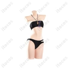 ブルアカ 竜華キサキ（水着）コスプレ衣装｜花柄アウター付き高再現セット - 3枚目の画像（サムネイル）