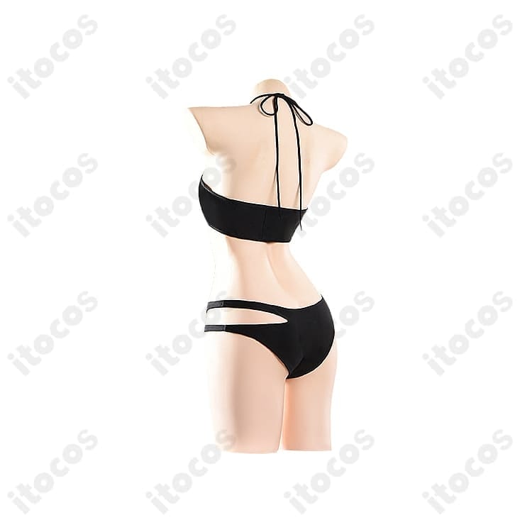 ブルアカ 竜華キサキ（水着）コスプレ衣装｜花柄アウター付き高再現セット - 4枚目の画像