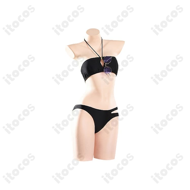 ブルアカ 竜華キサキ（水着）コスプレ衣装｜花柄アウター付き高再現セット - 3枚目の画像