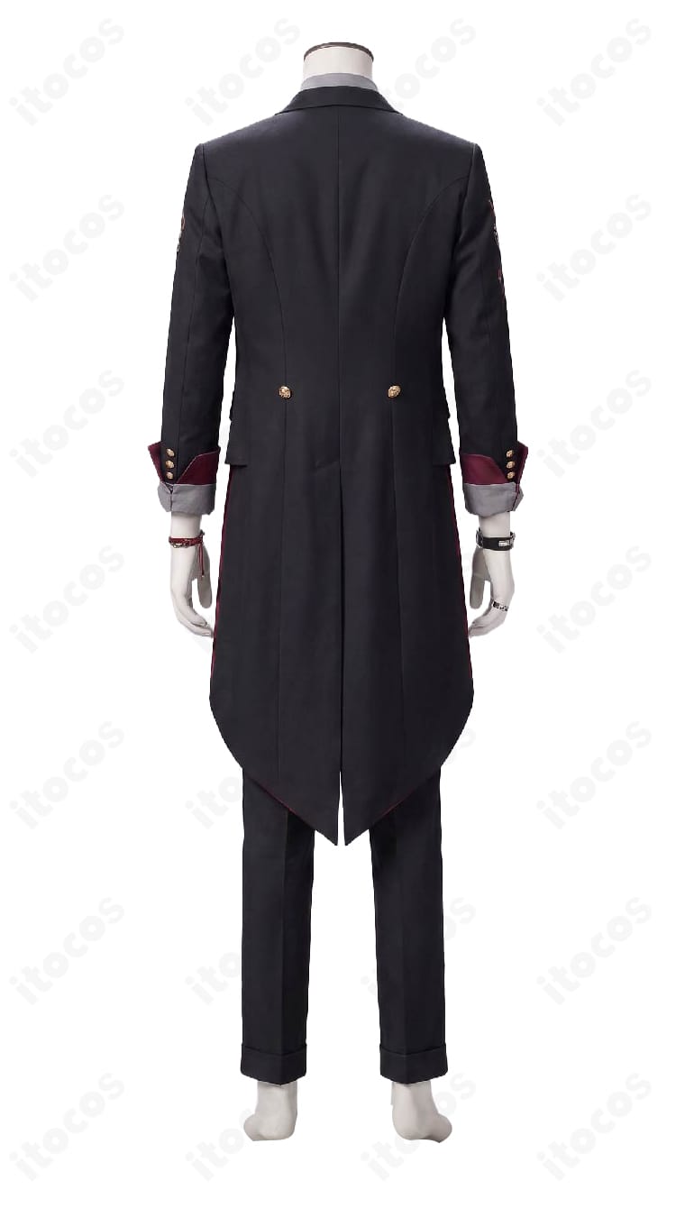 渡会雲雀VOLTACTION制服コスプレ衣装の背面全体