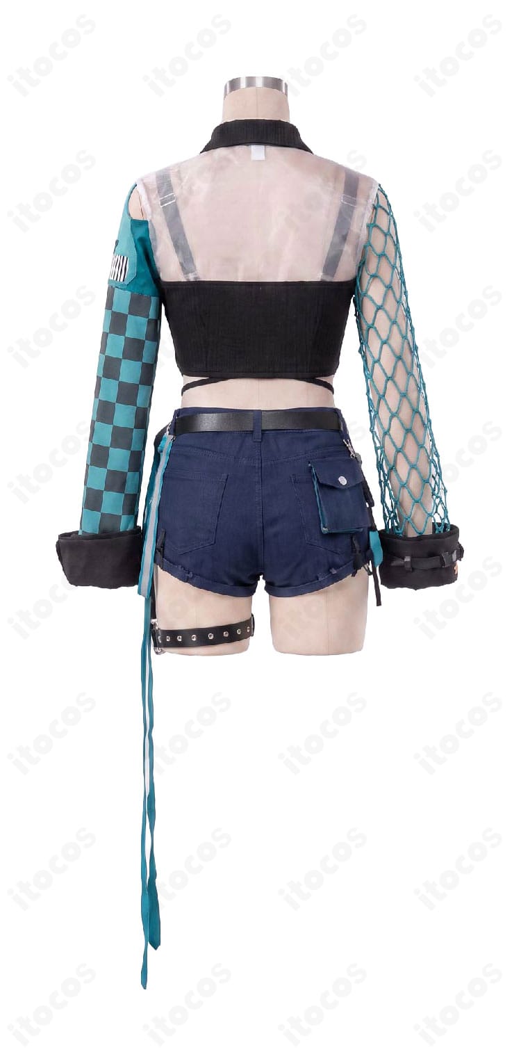 輪堂千速Harajuku original vol.1コスプレ衣装の背面デザイン