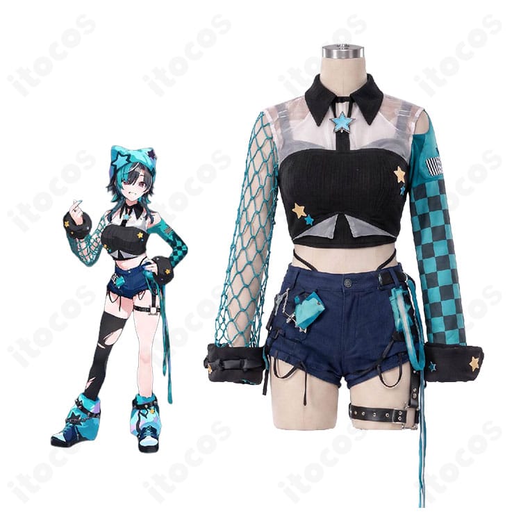 ホロライブ輪堂千速とHarajuku original vol.1コスプレ衣装の商品イメージ