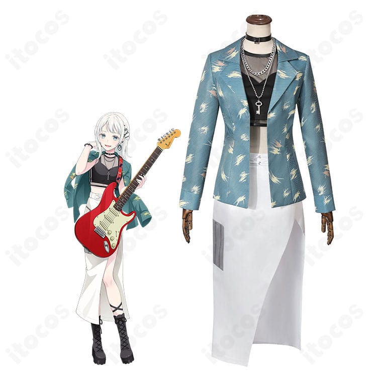 『BanG Dream! Our Notes』馬橋心玖のキャラクターイメージと一家Dumb Rock!コスプレ衣装