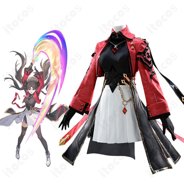 『崩壊:スターレイル』×『Fate UBW』遠坂凛コラボVer.の人物着用イメージと衣装全体