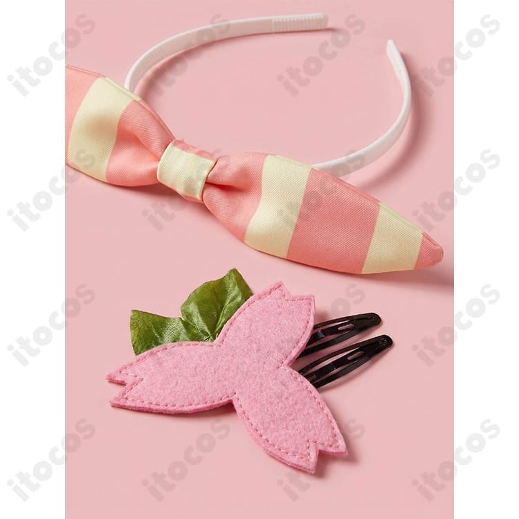 保登心愛 ココア 部屋着・パジャマVer. コスプレ衣装 うさ耳付き3点セット - 5枚目の画像