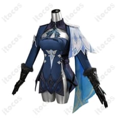 原神 蛍「冬の夜を狩る者」戦闘服コスプレ衣装｜端正なシルエットと充実セット - 2枚目の画像（サムネイル）