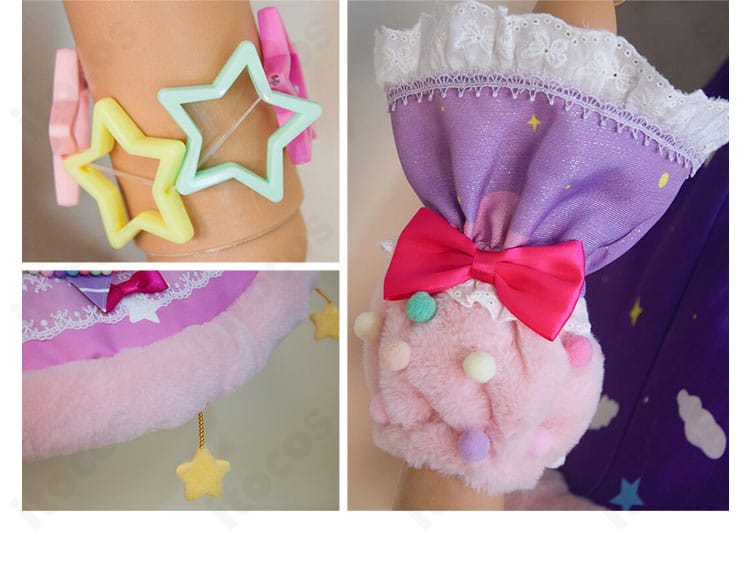 花園きららコスプレ衣装に付属する腕飾りの詳細
