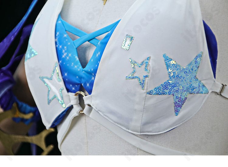 ロビン 夏空の歌衣装に施された星と夏モチーフの柄