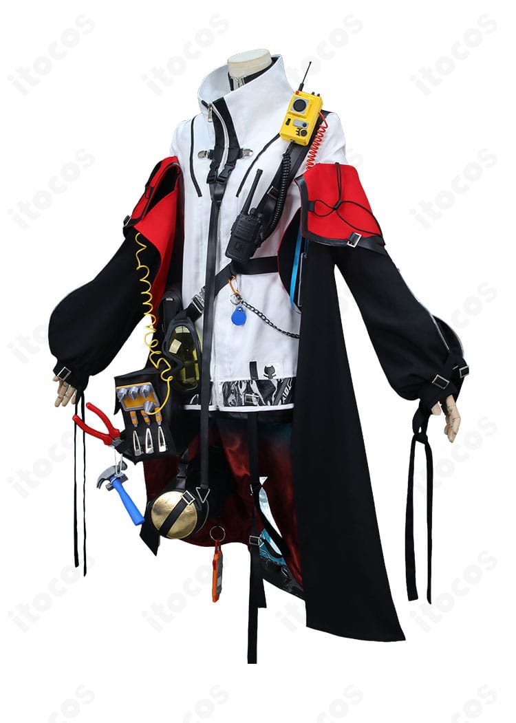 クロージャのコスプレ衣装を側面から見たシルエット