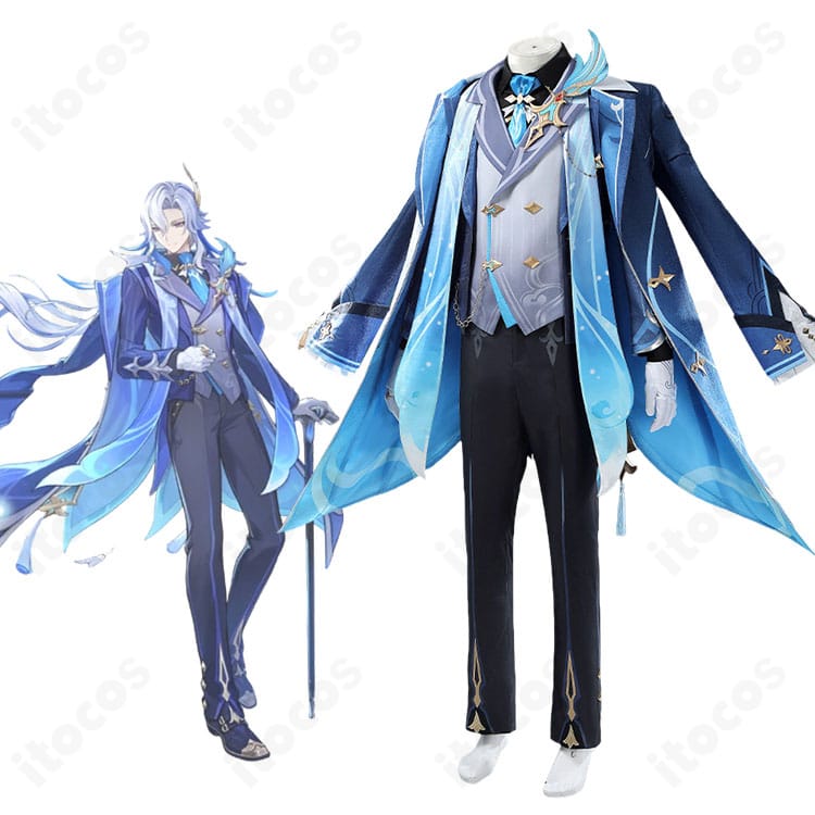 原神ヌヴィレット「メリュジーヌの贈り物」のキャラクターイメージとコスプレ衣装