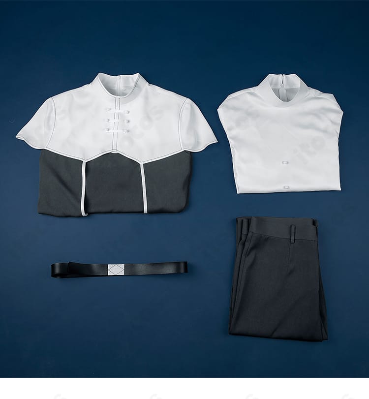 ラントコスプレ衣装のトップス、インナー、パンツ、ベルト4点セット