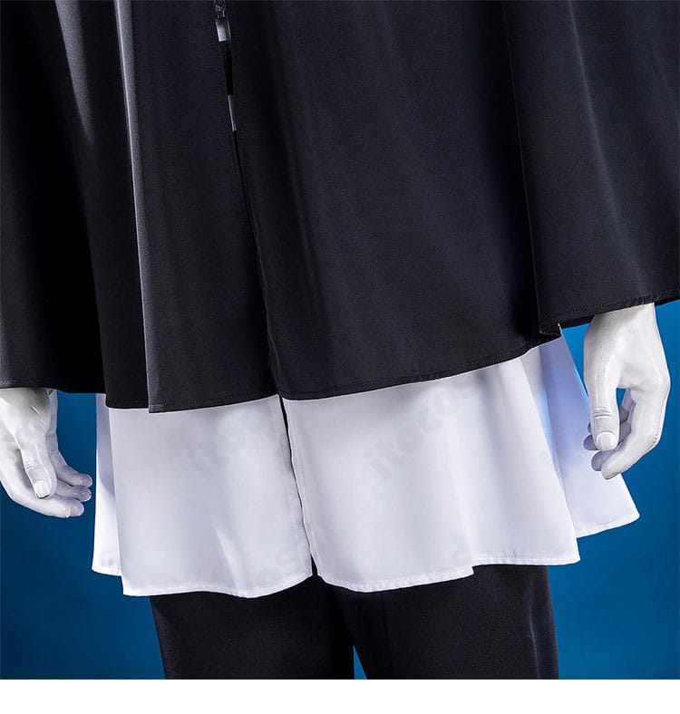 漆羽洋児コスプレ衣装の裾部分と縁取り装飾