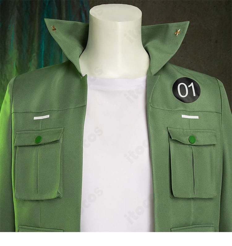 コロネロ軍服風ジャケットの袖口装飾