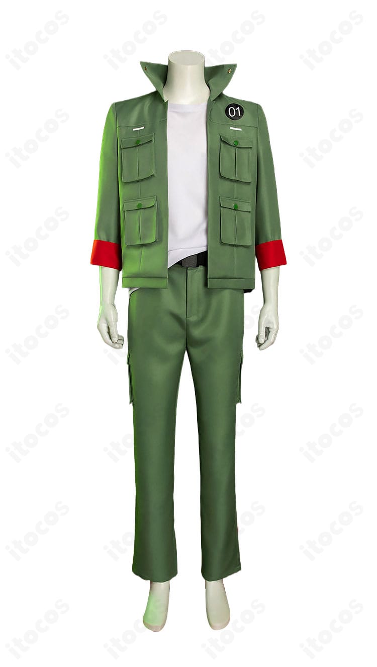コロネロ軍服風コスプレ衣装の正面デザイン