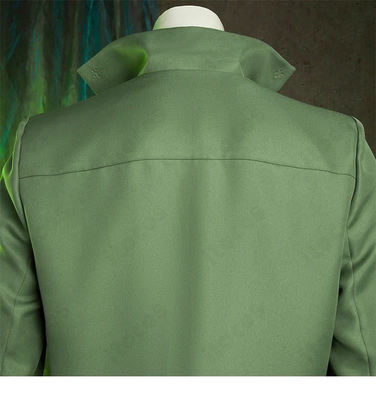 コロネロ軍服風ジャケットの背面肩周り