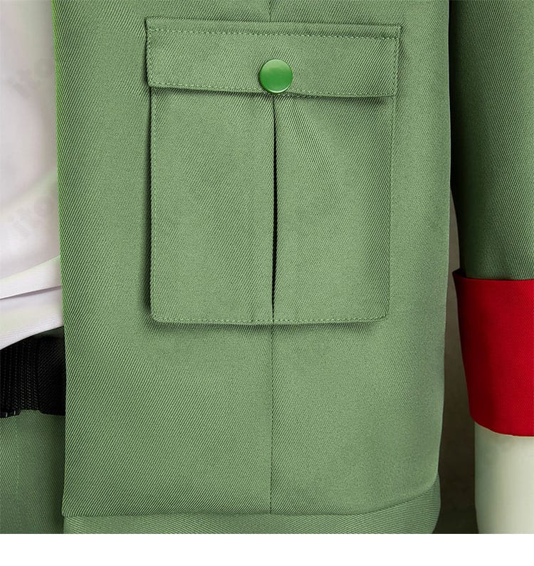 コロネロ軍服風ジャケットの外側ポケット