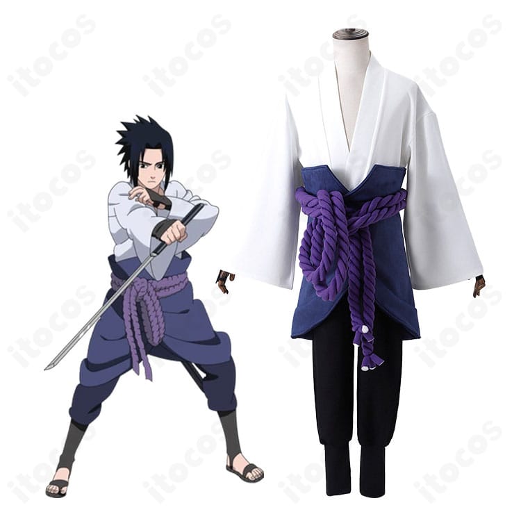 『NARUTO -ナルト- 疾風伝』うちはサスケのキャラクターイメージとコスプレ衣装