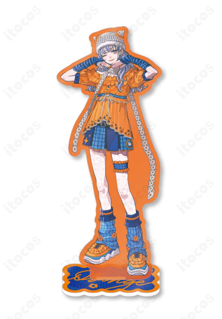 にじさんじ先斗寧のメランコリックオレンジ衣装を着用したキャラクター全身イメージ